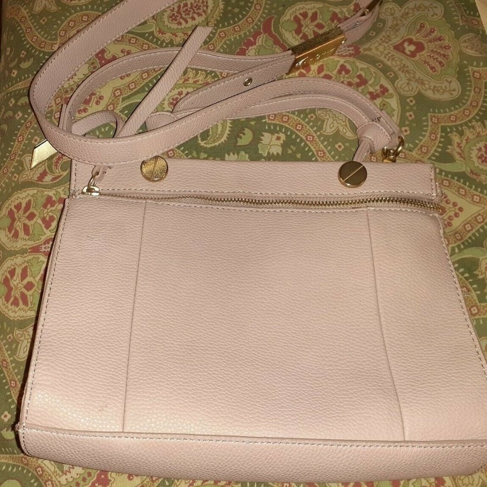 Foley & Corrina tan shoulder bag handbag purse